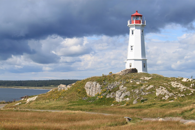 Site of Canada's oldest lighthouse Louisbourg NS