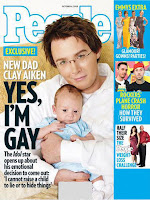 Clay Aiken 'Yes I'm gay' People magazine cover. 