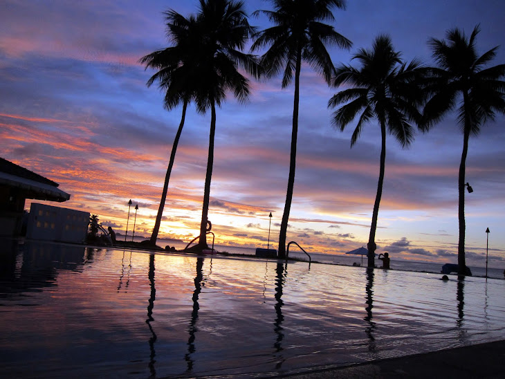 Sunset at Pacific Palau Resort