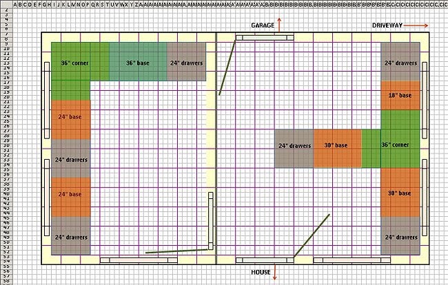 Thinking on the Margin: Design Floor Plans With Excel