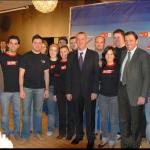 Joves Socialistes Horta Nord con el Ministro Caldera