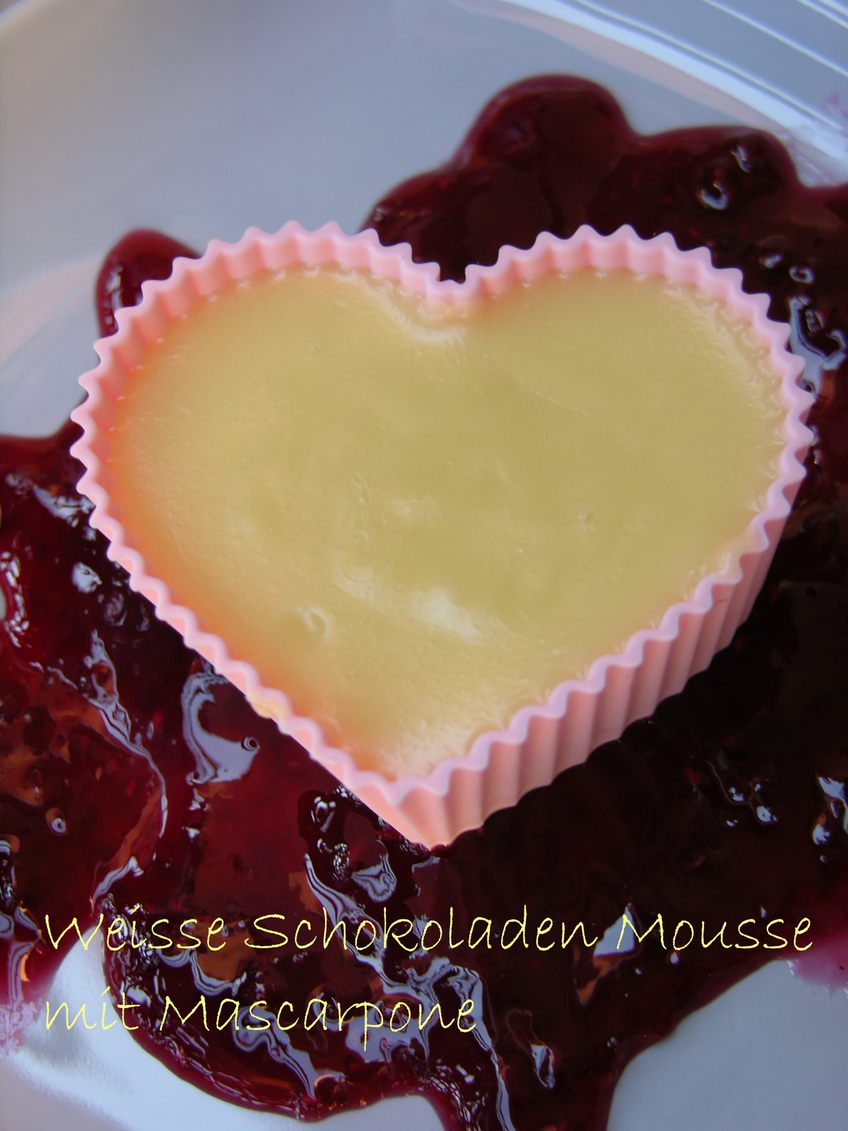 à la Dilek: Weisse Schokoladen-Mousse mit Mascarpone