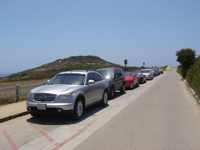 Point Dume Cliffside Drive parking area