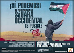 Manifestación de APOYO AL PUEBLO SAHARAUI