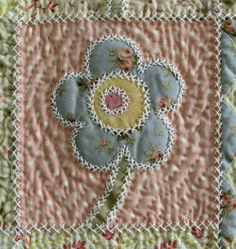 Everyday Artist: Floral Applique Quilt with Embroidery