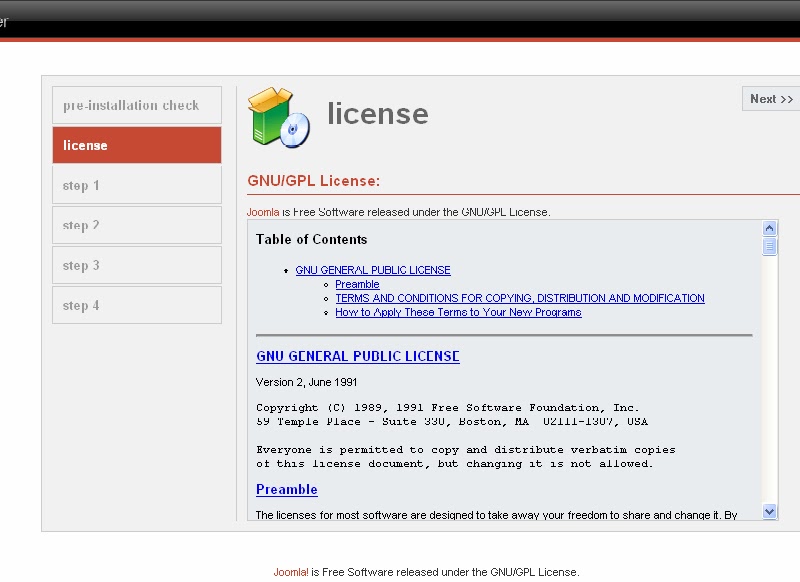 Check license