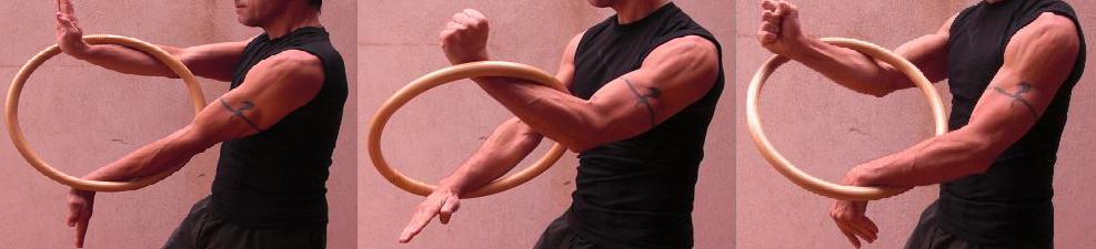 Anello Di Allenamento Wing Chun In Acciaio E Rattan - Per Kung Fu E Arti Marziali - Include Sacco Da Parete - Foto 10