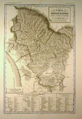 Mappa del Ducato di Lucca 1820 circa