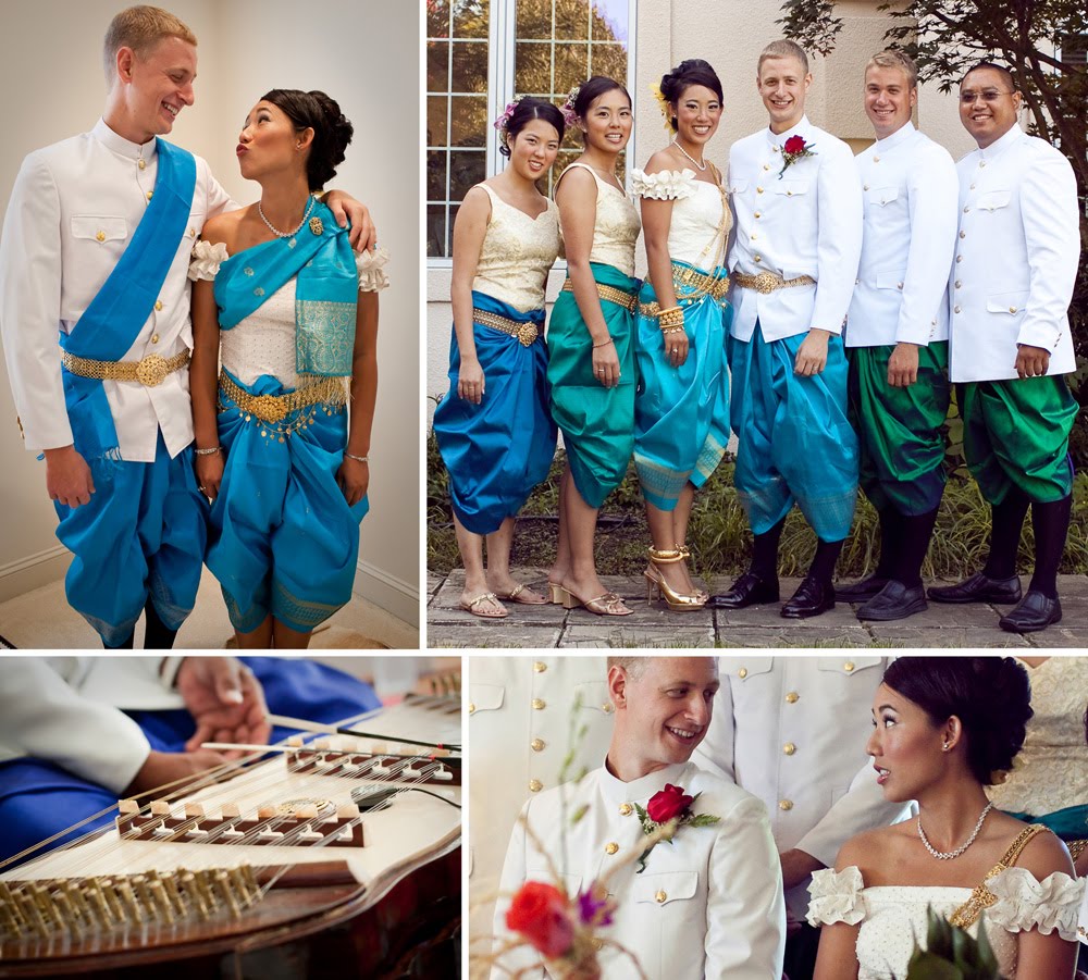 Style Sensibility Alicia And Matt Bold Cultural Celebration Cambodian Weddings Begin With The Groom And His Family Traveling To Bride S Home Bearing Gifts As Dowry