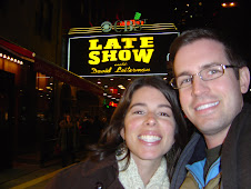 us at  the David Letterman show in NY