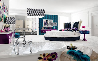 Modern Beauty and Cute Decoration Glamour Bedroom Design