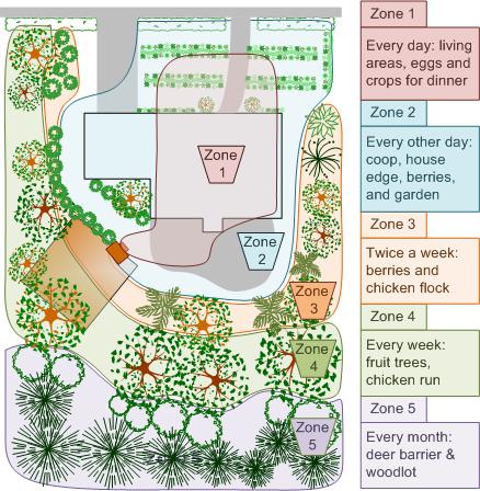 And the Plot thickens: Permaculture Zones