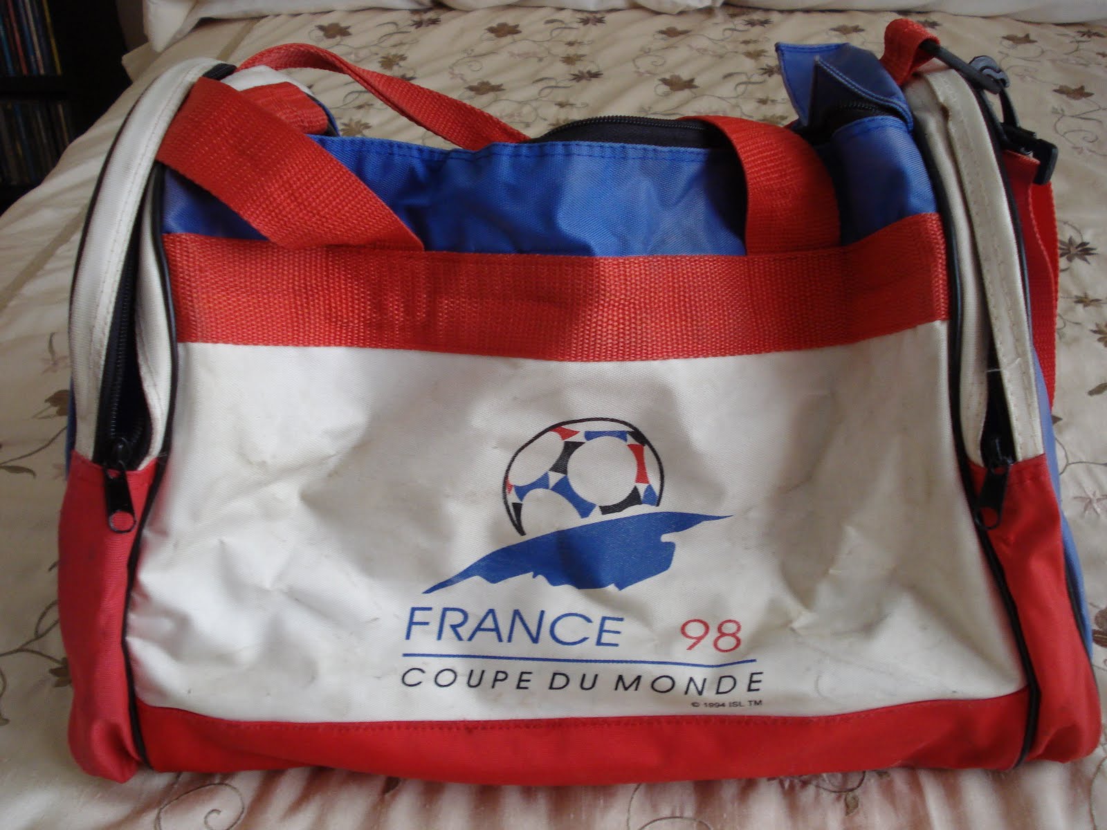 Sac france championne du monde 1998