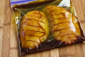 Marinated and Baked Forbidden City Chicken found on KalynsKitchen.com Marinated and Baked Forbidden City Chicken found on KalynsKitchen.com