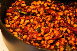 Indian-Spiced Black-Eyed Peas found on KalynsKitchen.com. Indian-Spiced Black-Eyed Peas found on KalynsKitchen.com.
