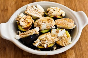 Roasted Figs with Goat Cheese and Balsamic-Agave Glaze found on KalynsKitchen.com Roasted Figs with Goat Cheese and Balsamic-Agave Glaze found on KalynsKitchen.com