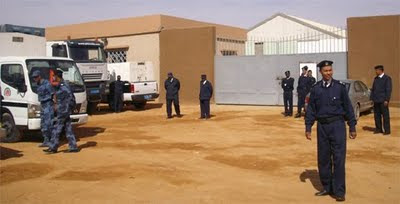 Detention camp in Sebha, Libya