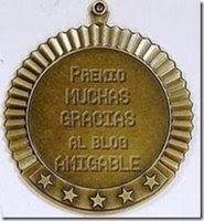 Premio Blog Amigable (2 veces!)