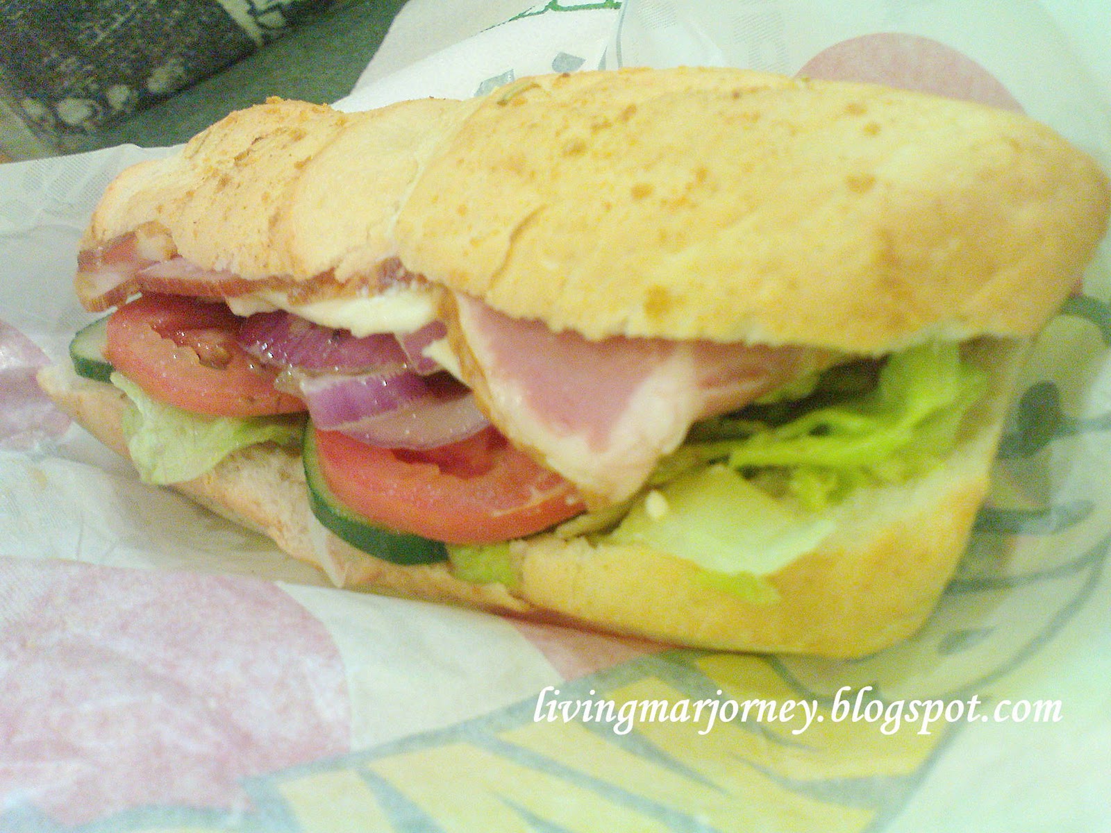 Woman In Digital Healthy Sandwiches at Subway Philippines