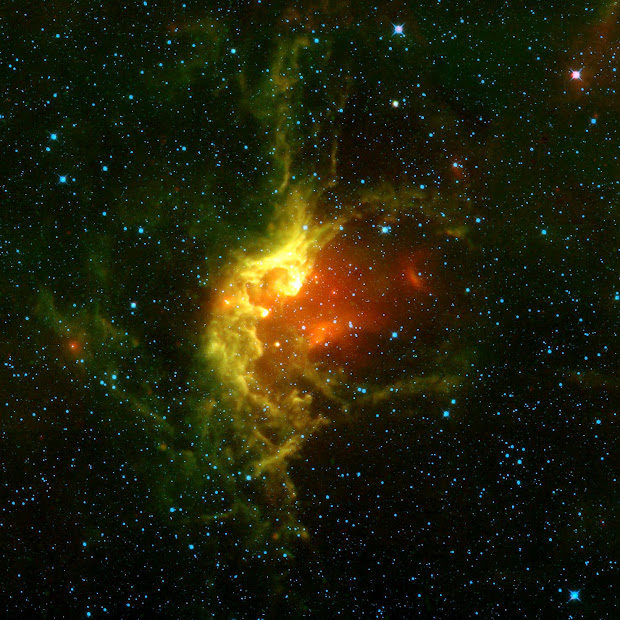 Open Star Cluster NGC 7380 as seen by NASA's WISE telescope