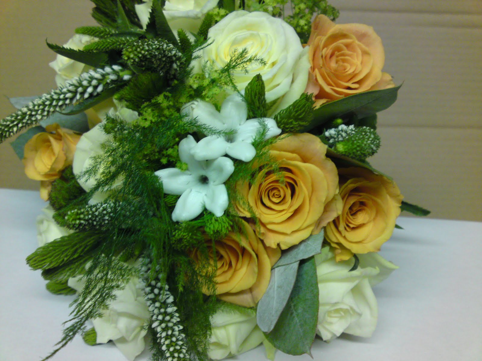 BeautyFul Flowers: white and gold wedding flowers nice