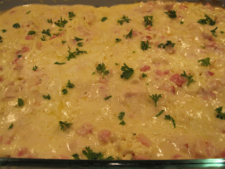 Chicken Cordon Bleu Lasagna is a creamy, rich lasagna filled with 5 different cheeses, ham and chicken. Life-in-the-Lofthouse.com