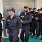 Tendulkar and Bhajji with NSG Commandos | Sachin Tendulkar and Harbhajan Singh at NSG Camp Pictures