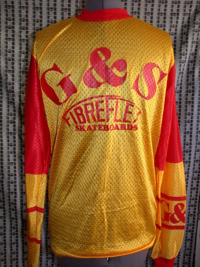 Nostalgia on Wheels 1970's G&S Fiberflex Mesh Skateboard Jersey