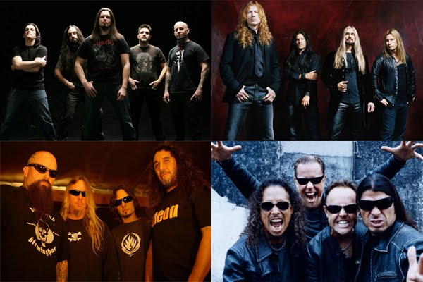 Трэш 4. Megadeth Anthrax Slayer. Big 4. Big 4 Thrash Metal. Big four of Thrash Metal.