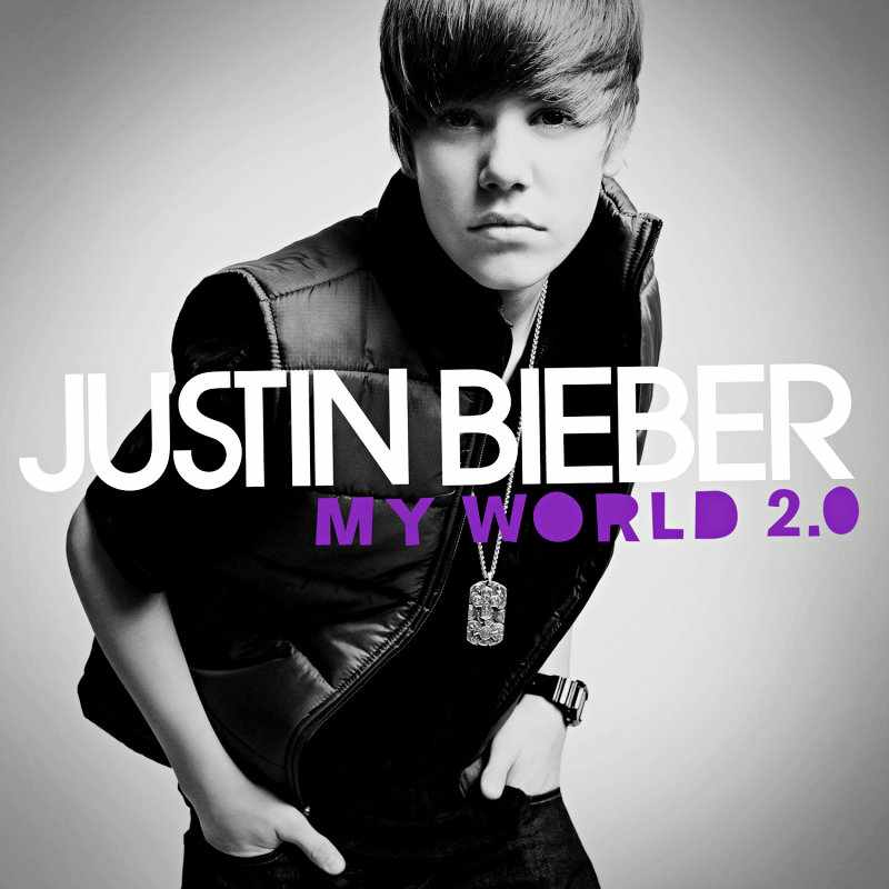 justin bieber album cover my world 2.0. justin bieber my world 2.0 cd