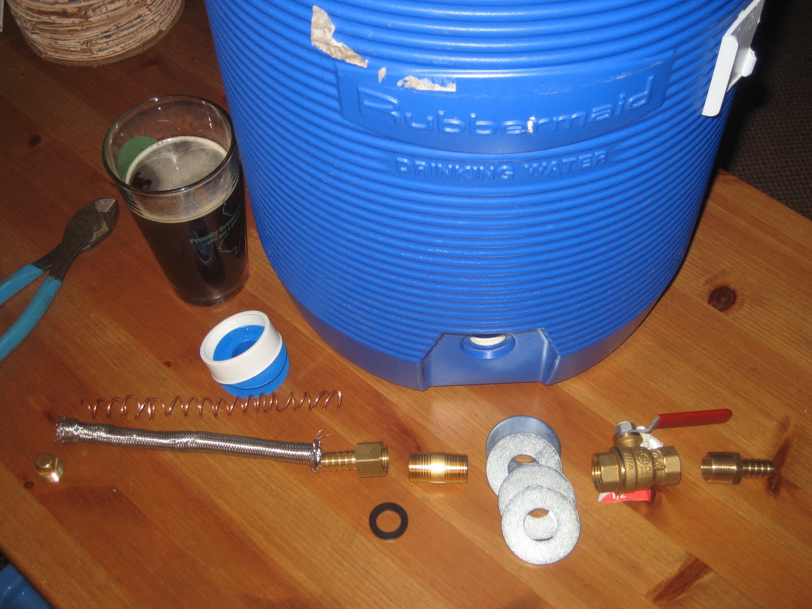 brews and beats Mash Tun Build