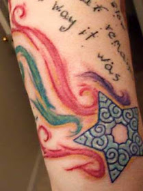 picture of tribal star tattoo