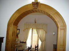 Teak wood Arch panelling