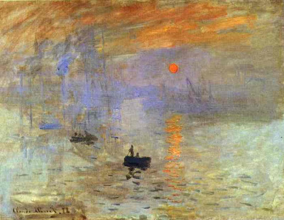 Claude Monet: "Impresión: sol naciente" (1872). París. Claude Monet: "Impresión: sol naciente" (1872). París.