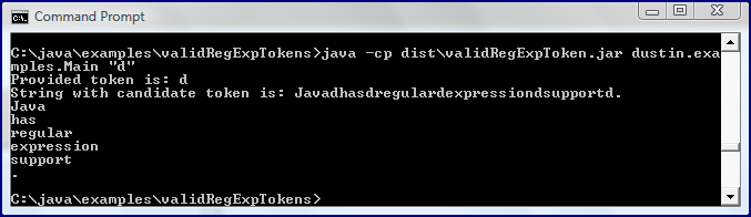Inspired by Actual Events: Determining Valid Java Regular Expression ...