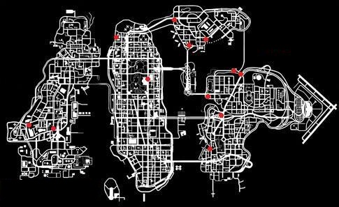 Mapa das Prostitutas ~ Grand Theft Auto IV BRASIL