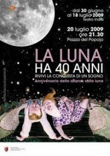 40 ans de la lune à rome piazza del popolo