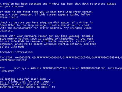 How To Fix A Blue Screen On Windows 7