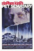 Afiche de la película, Cementerio de Animales, basada en la obra de Stephen King