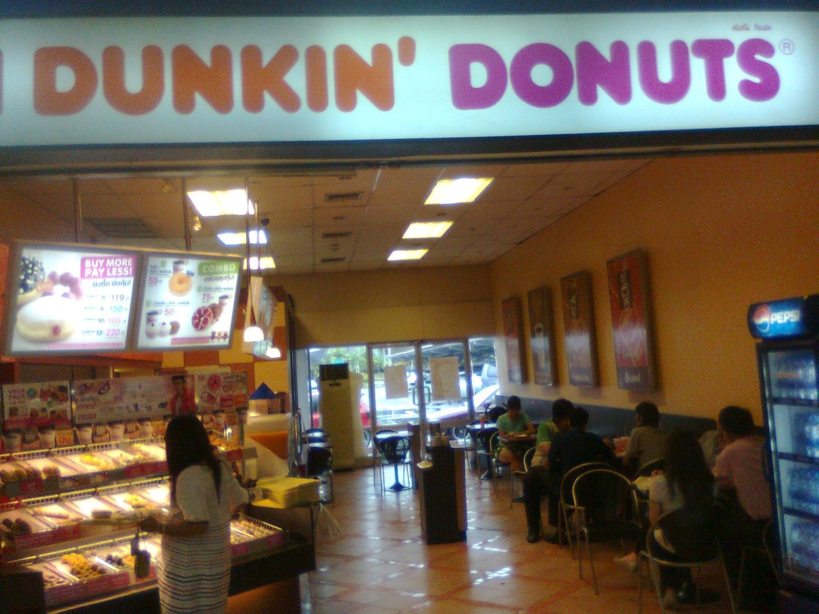 restaurants + coffee shops (closed) Dunkin Donuts