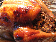 MAYBE A  BRINED TURKEY WITH CHESTNUT STUFFING