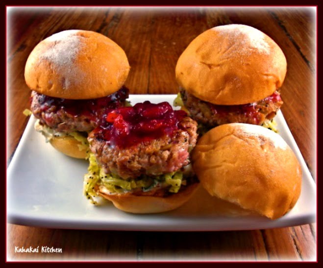 Kahakai Kitchen "Spectacular Side Dish Turkey Sliders" for the