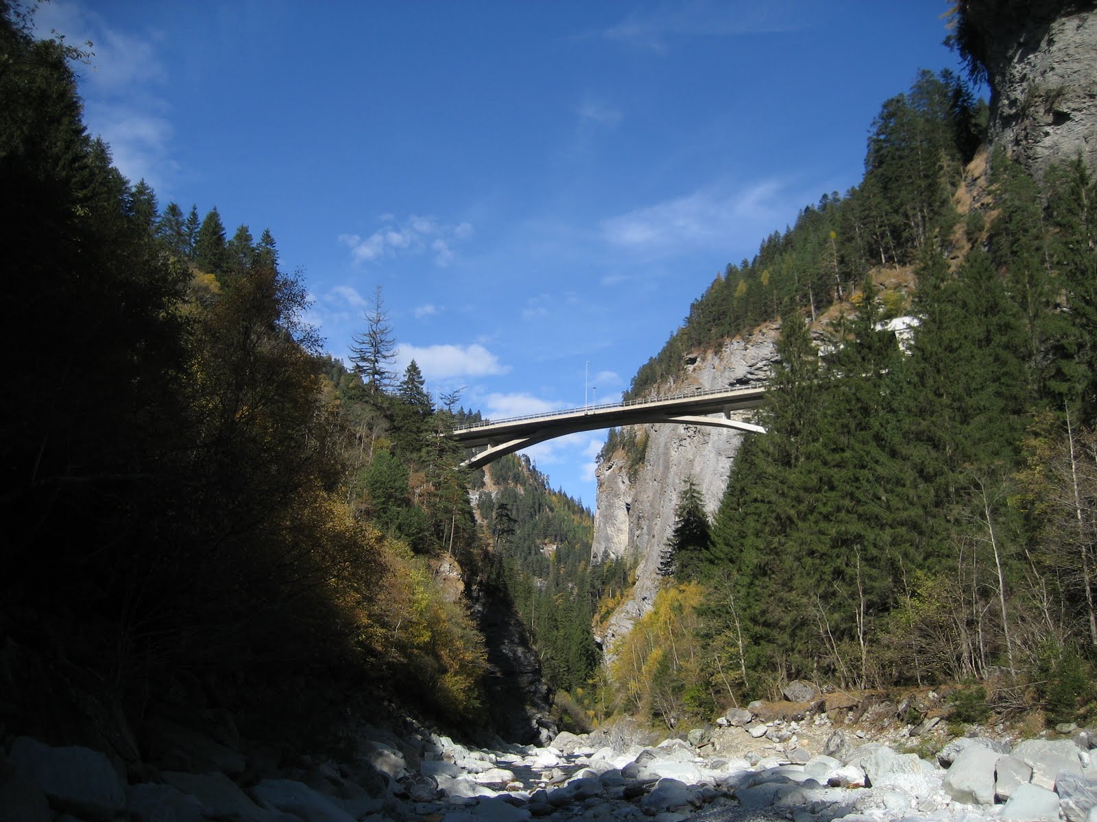 Gedankensplitter Auf der via Spluga durch die Viamala
