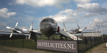 Avião hotel na Holanda