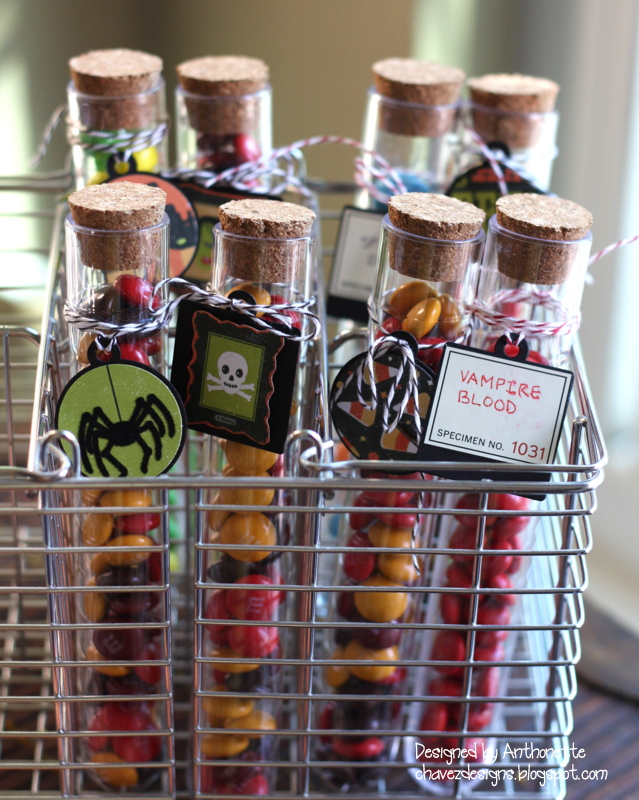 Chavez Designs Halloween Test Tubes