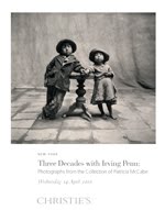 DLK COLLECTION: Auction: Three Decades with Irving Penn, April 14, 2010
