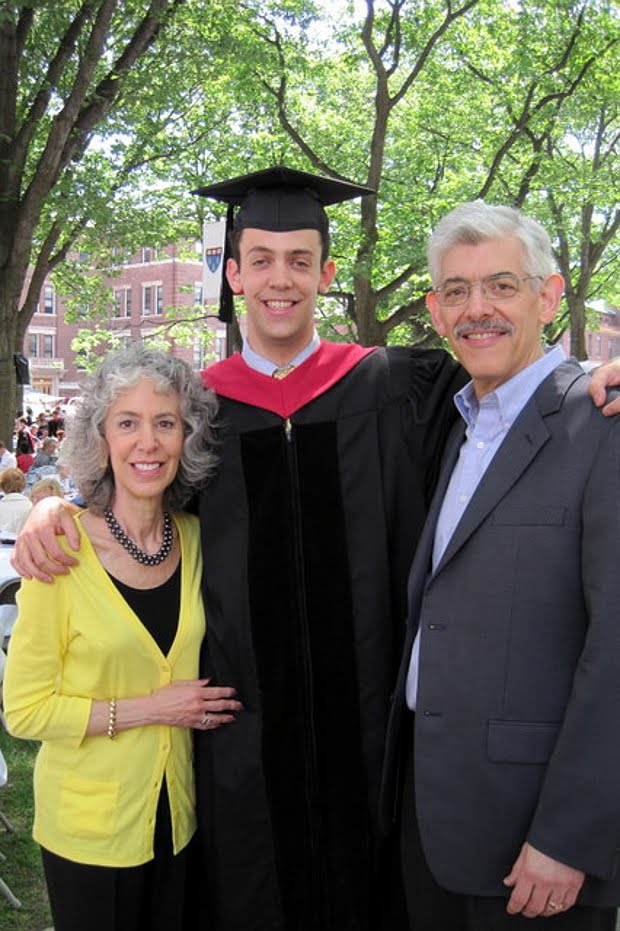 Here are Clive, Martha, and New Law School Grad David Baumgarten!