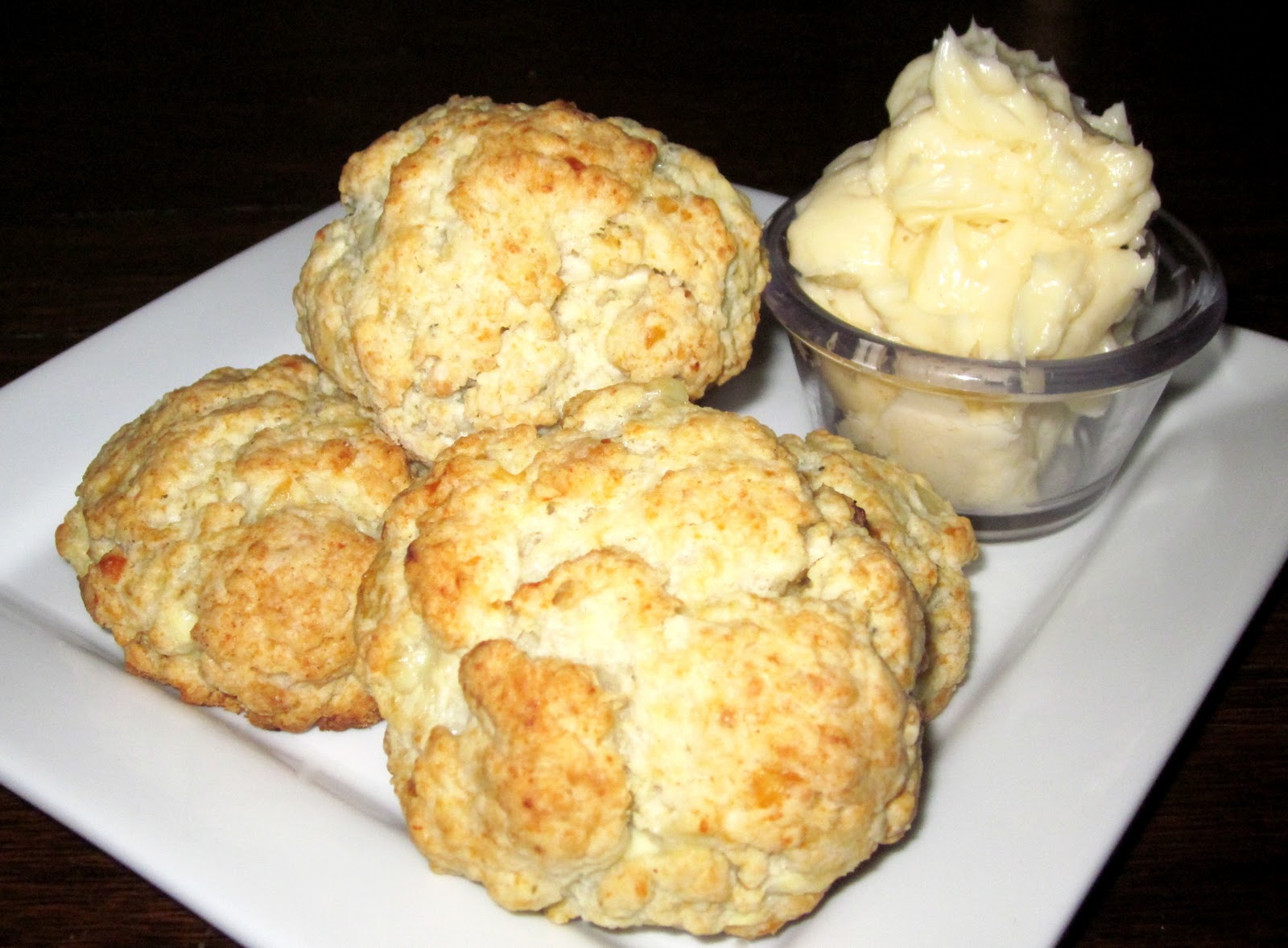 Haute + Heirloom Blue CheeseHoney Biscuits with Honey Butter