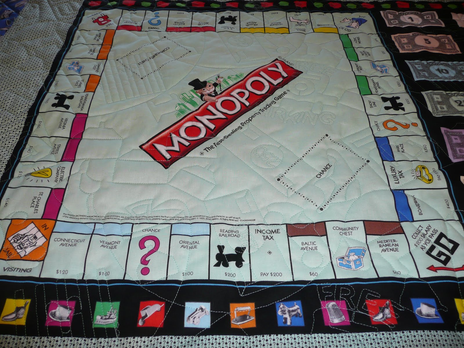 Acorn Ridge Quilting Melinda's Monopoly Quilt