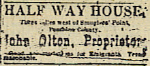 Newspaper ad from August 7, 1879 issue of THE PEMBINA PIONEER